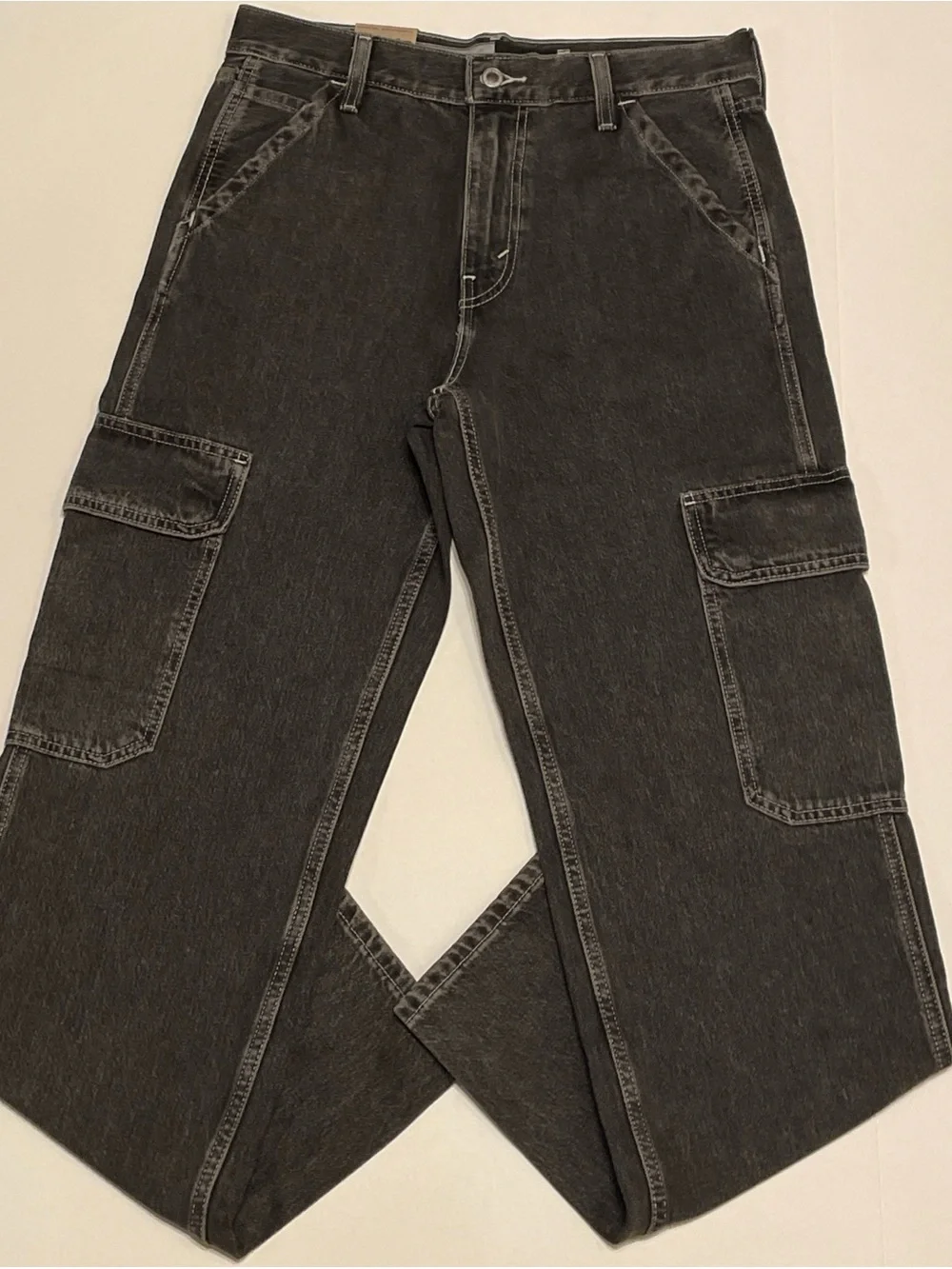 LEVI’S SILVERTAB LOOSE CARGO JEANS (30X32) - Picture 3 of 11